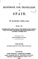 Cover of A Handbook for Travellers in Spain