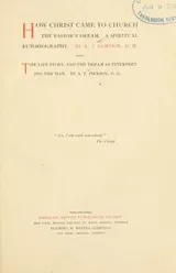 Cover of How christ came to church