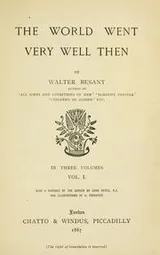 Cover of The world went very well then