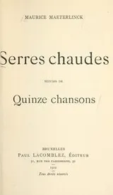 Cover of Serres chaudes