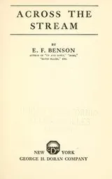 Cover of Across the stream
