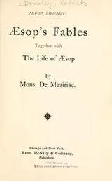 Cover of Aesop's fables