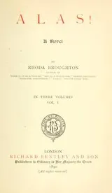 Cover of Alas!