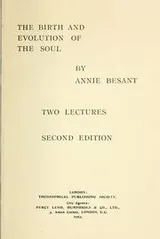 Cover of The birth and evolution of the soul