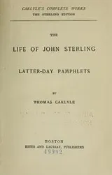 Cover of Carlyle's complete works