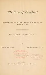Cover of The case of Cleveland