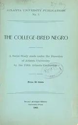Cover of The college-bred Negro