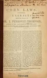 Cover of Corn laws