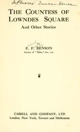 Cover of The countess of Lowndes Square, and other stories