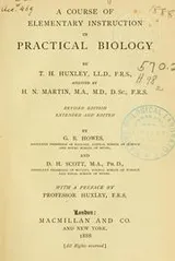 Cover of A course of elementary instruction in practical biology