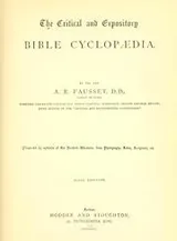 Cover of The critical and expository Bible cyclopaedia