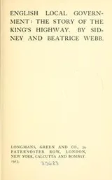 Cover of English local government