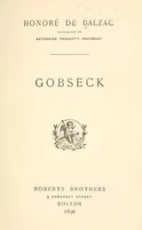 Cover of Gobseck