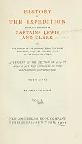 Cover of History of the expedition under the command of Captains Lewis and Clark