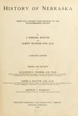 Cover of History of Nebraska from the earliest explorations of the trans-Mississippi region