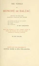 Cover of The house of the cat and racket; The dance at Sceaux; The purse; The vendetta