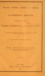 Cover of Isaac Kool (Cool or Cole) and Catherine Severn