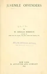 Cover of Juvenile offenders