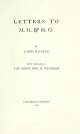 Cover of Letters to M.G. & H.G