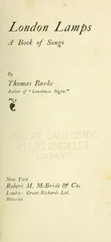 Cover of London lamps