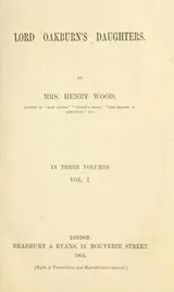 Cover of Lord Oakburn's daughters
