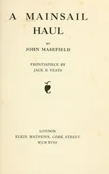Cover of A mainsail haul