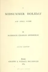 Cover of A midsummer holiday, and other poems