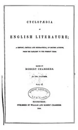 Cover of Cyclopaedia of English Literature