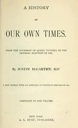 Cover of A history of our own times