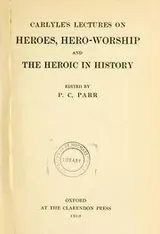 Cover of On heroes, hero-worship and the heroic in the history