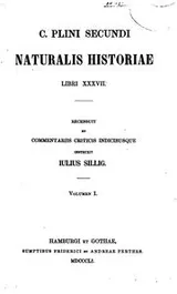 Cover of C. Plini Secundi Naturalis historiae libri XXXVII
