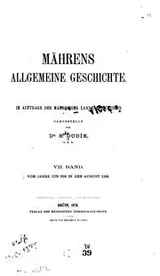 Cover of Mährens allgemeine Geschichte