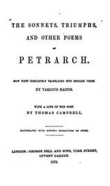 Cover of The sonnets, triumphs, and other poems of Petrarch