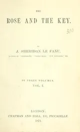 Cover of The rose and the key
