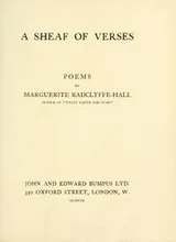 Cover of A sheaf of verses