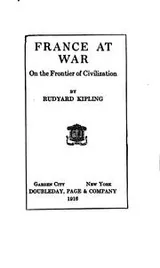 Cover of France at War: On the Frontier of Civilization
