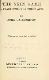 Cover of The skin game