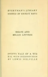 Cover of A tale of a tub, and other satires