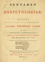 Cover of Tentamen herpetologiae