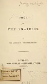 Cover of A tour on the prairies