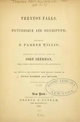 Cover of Trenton Falls, picturesque and descriptive