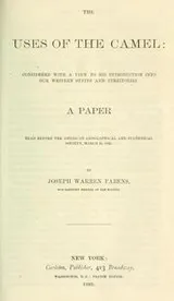 Cover of The uses of the camel