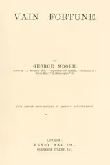 Cover of Vain fortune
