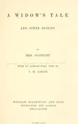 Cover of A widow's tale