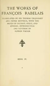 Cover of The works of François Rabelais