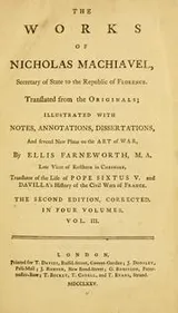Cover of The works of N. Macchiavel..