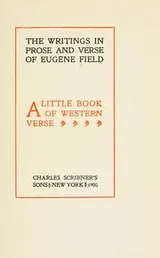 Cover of Writings in prose and verse