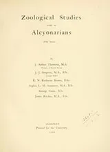 Cover of Zoological studies chiefly on alcyonarians