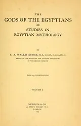 Cover of The Gods of the Egyptians or Studies in Egyptian Mythology