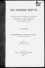 Cover of The fisheries dispute